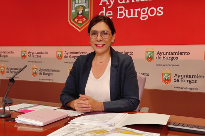 Marga Arroyo, portavoz municipal de Podemos Burgos, quiere liderar la candidatura del partido en las municipales de 2023. ECB