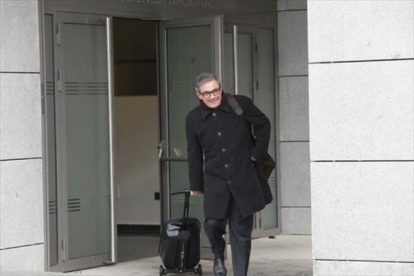 Jordi Pujol Ferrusola acude a declarar a la Audiencia Nacional.-DAVID CASTRO