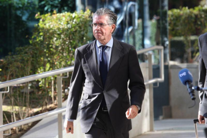 Francisco Granados al salir de la Audiencia Nacional.-DAVID CASTRO