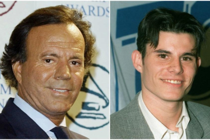 Julio Iglesias (izquierda) y su presunto hijo, Javier (derecha).-/ PERIODICO (ARCHIVO)