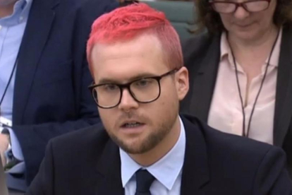Christopher Wylie, durante su declaración.-/ AFP