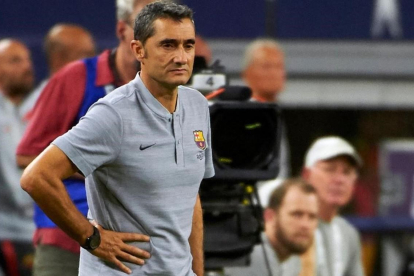 Valverde, durante el amistoso frente al Roma en Arlington.-COOPER NEILL