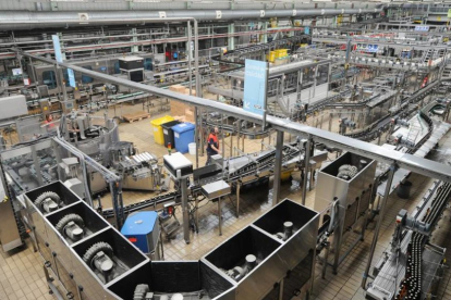 Imagen del interior de la fábrica de Burgos. ECB