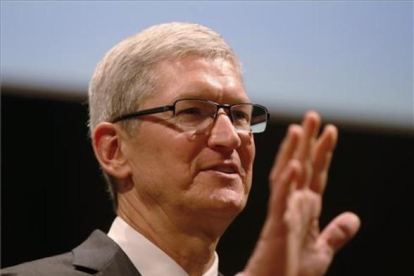 Tim Cook, consejero delegado de Apple.-AP / LUCA BRUNO