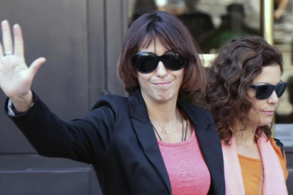 Juana Rivas, a la salida de los jugados de Granada, el 5 de septiembre.-EFE / PEPE TORRES