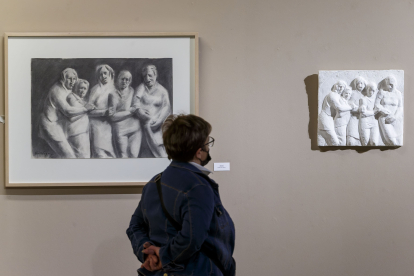 Exposición de pintura y escultura titulada 'Emociones y sentimientos', de Paco Ortega. FOTOS: © ECB / SANTI OTERO