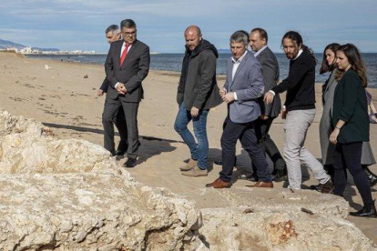El vicepresidente segundo del Gobierno, Pablo Iglesias, visita varias de las zonas mas afectadas por la reciente borrasca ’Gloria’ en las provincias de Alicante y Valencia-MIGUEL LORENZO