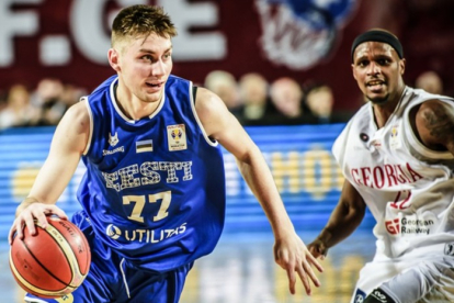 Kullamäe supera a McFadden en un encuentro internacional entre Estonia y Georgia. FIBA
