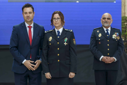 Festividad de los Santos Ángeles Custodios de la Policía Nacional en Burgos. SANTI OTERO