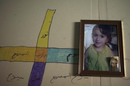 Cristina, niña cristiana raptada por el Estado Islámico en Irak.-IGNACIO ZORI
