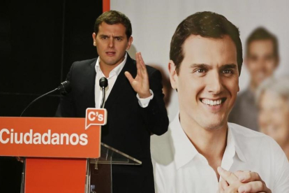 Albert Rivera, en un acto en Sevilla el pasado jueves.-EFE / JOSÉ MANUEL VIDAL