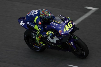 Valentino Rossi (Yamaha), en su último día en Sepang (Malasia).