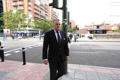 Luis Bárcenas, el pasado mes de mayo, en Madrid.-DAVID CASTRO