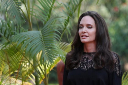 Angelina Jolie, el pasado sábado en Camboya.-REUTERS / SAMRANG PRING