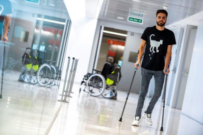 Pelayo Novo, en el hospital de Toledo donde está ingresado.-EFE