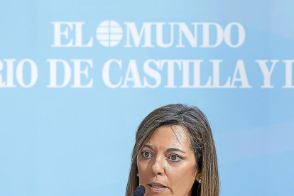 Vox, en un foro abierto para militantes del PP.-JAVIER BARBANCHO