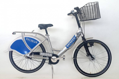 Prototipo del nuevo modelo de bicicleta del servicio.-ECB