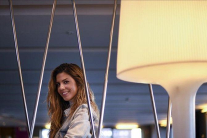 Miriam Rodríguez, tercera finalista de OT 2017, posa el pasado martes, en Barcelona.-EL PERIÓDICO