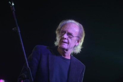 Luis Eduardo Aute, en un concierto en Madrid el pasado mayo.-GDN