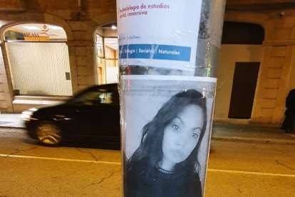 La joven fue identificada por un viandante que la reconoció por la foto de los carteles que pegó su familia por la ciudad. L. V.