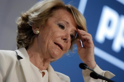 Esperanza Aguirre.-JOSÉ LUIS ROCA