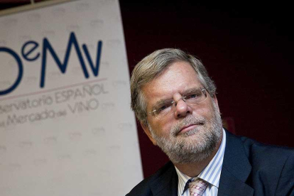 El director del Observatorio Español del Mercado del Vino, Rafael del Rey.-ECB