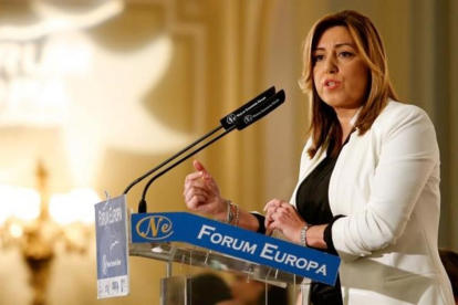 Susana Diaz, este miércoles en Madrid.-JUAN MANUEL PRATS