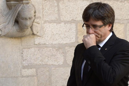 El presidente de la Generalitat, Carles Puigdemont-JOSEP LAGO