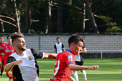 El cuadro blanquinegro hizo buen papel ante el Numancia-Alvaro Fernández