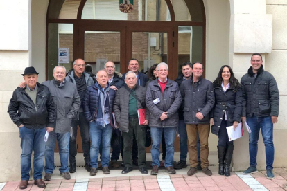 Los representantes de los ayuntamientos del área de influencia de Garoña mantuvieron una reunión este mes.-ECB