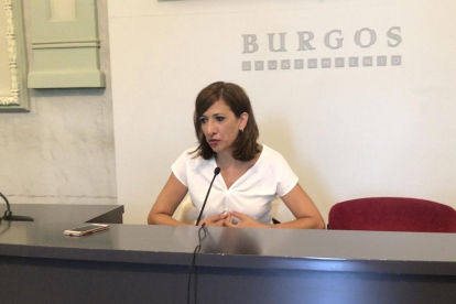 La portavoz del equipo de gobierno en el Ayuntamiento de Burgos, Nuria Barrio. - AYUNTAMIENTO DE BURGOS.