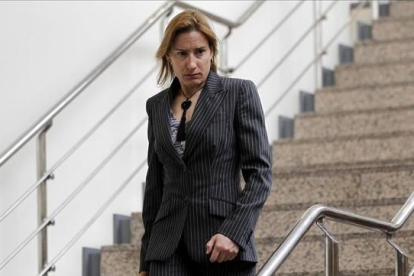 Marta Domínguez, en el Senado en el 2013.-JOSÉ LUIS ROCA