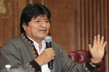 El expresidente de Bolivia, Evo Morales, durante su asilo en México.-EUROPA PRESS