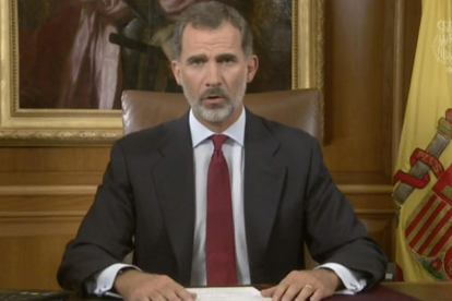 Felipe VI, en su intervención-