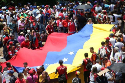Manifestaciones y protestas en en Venezuela.-REUTERS