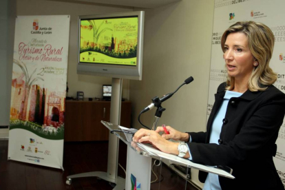 La consejera de Cultura y Turismo, Alicia García, presenta el mercado de contratación de turismo rural, activo y de naturaleza de Castilla y León-Ical