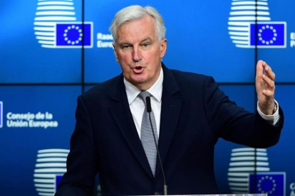 El negociador jefe de la UE, Michel Barnier.-EMMANUEL DUNAND