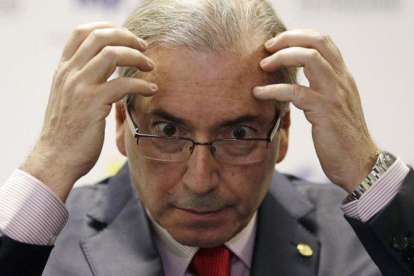 El presidente de la Cámara de Diputados de Brasil. Eduardo Cunha.-REUTERS / UESLEI MARCELINO