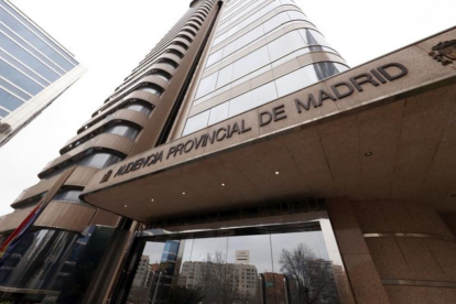 Imagen de archivo. La fachada de la Audiencia Provincial de Madrid.-EFE