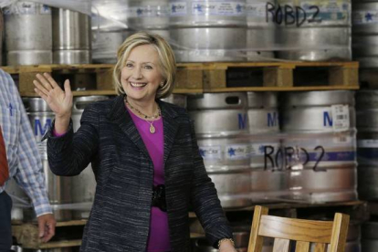 Hillary Clinton, durante un acto de campaña en New Hampshire, el pasado viernes.-Foto: REUTERS / BRIAN SNYDER