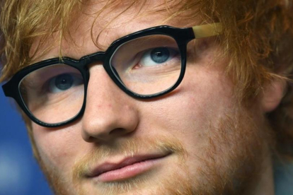 El musico britanico Ed Sheeran durante una rueda de prensa para compositores en la 68  edicion del Festival Internacional de Cine de Berlin-CLEMENS BILAN