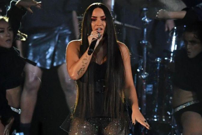 Demi Lovato, en los MTV Europa, el pasado mes de noviembre, en Londres.-AFP / BEN STANSALL