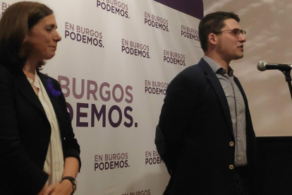 Raúl Salinero interviene en la apertura de campaña en Burgos.-