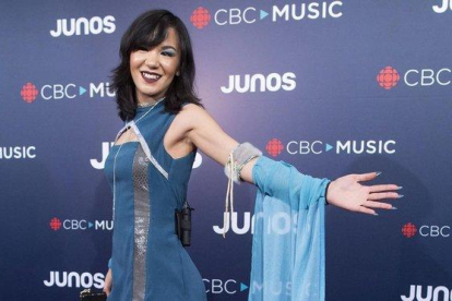 Kelly Fraser en los Juno Awards celebrados en Vancouver, en marzo del 2018.-DARRYL DYCK / THE CANADIAN PRESS / AP