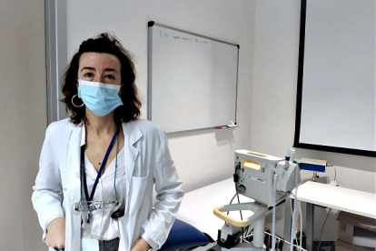 La doctora Esther Cubo, del Servicio de Neurología del Hospital Universitario de Burgos.