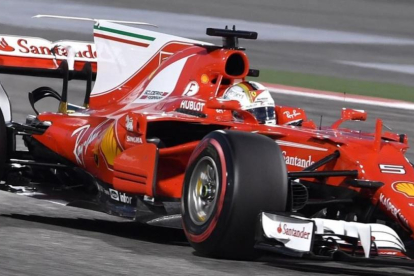Sebastian Vettel (Ferrari), ganador en Baréin.-