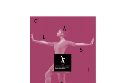 El logotipo del Ampa de la Escuela Profesional de Danza Ana Laguna de Burgos persigue sencillez y versatilidad y se acompaña de elementos como el tipo de danza.