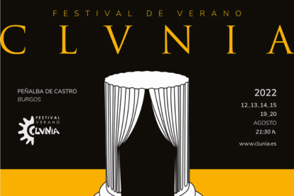 Otras creaciones del diseñador Goyo Rodríguez como el cartel para el Festival de Teatro Clunia.