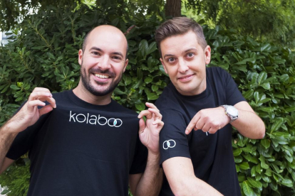 David Rebollo y Emilio Gómez, cofundadores del buscador de viajes Kolaboo.-EL MUNDO