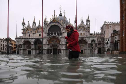 El ’agua alta’ en Venecia provoca la peor inundación desde 1966.-MARCO BERTORELLO / AFP